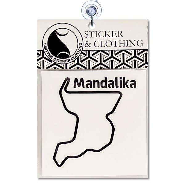 Stiker MANDALIKA Sirkuit Cutting Sticker Decal untuk aksesoris Mobil Motor