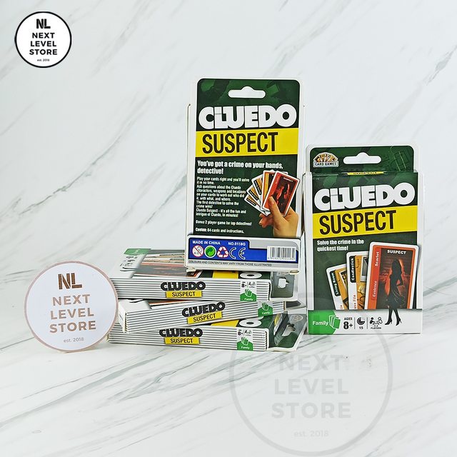 Cluedo Suspect Card Game Board Games Educational - ENGLISH