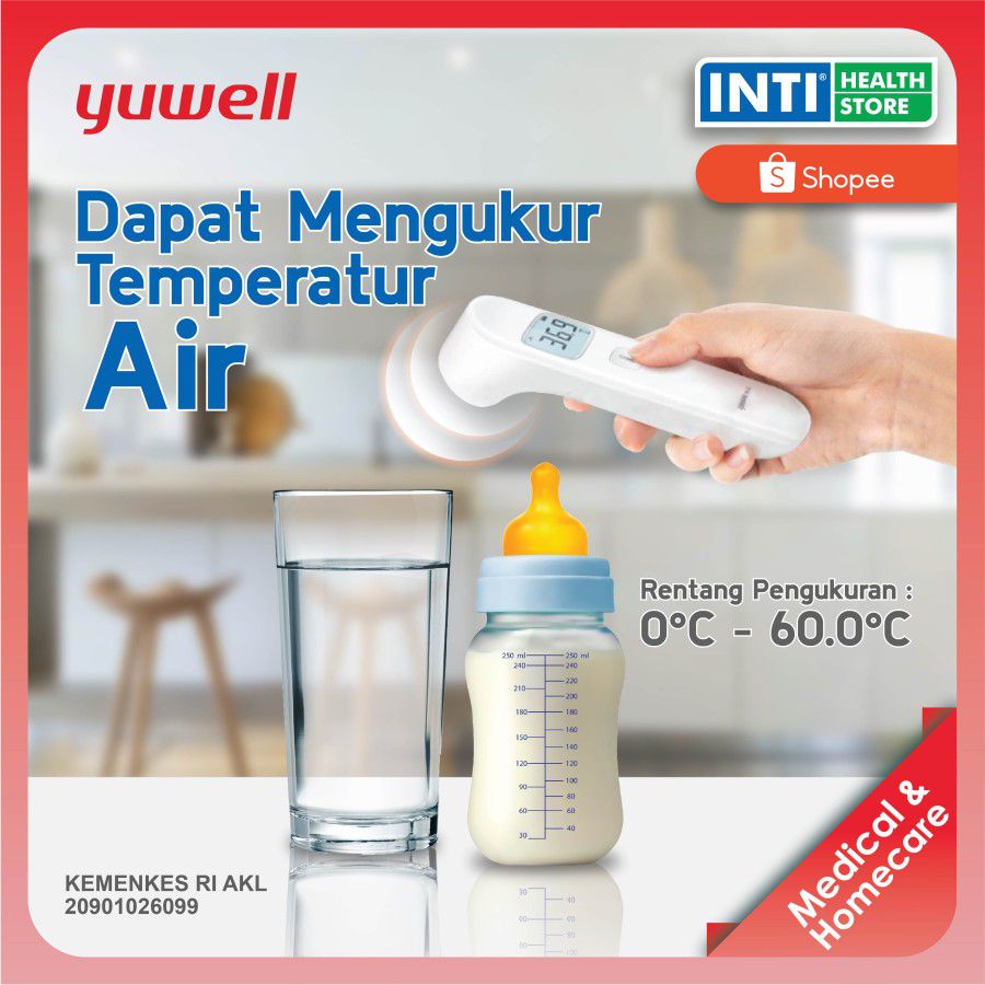 Yuwell | Infrared Thermometer YT 1C | Termometer Non Kontak Thermo Gun