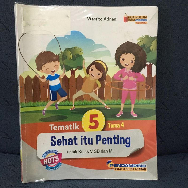 

Buku tematik 5 tema 4 SEHAT ITU PENTING, untuk kelas 5 SD & MI