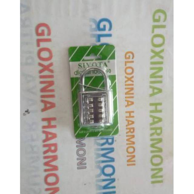 Gembok Kode kunci gembok 40mm gembok tanpa kunci gembok angka