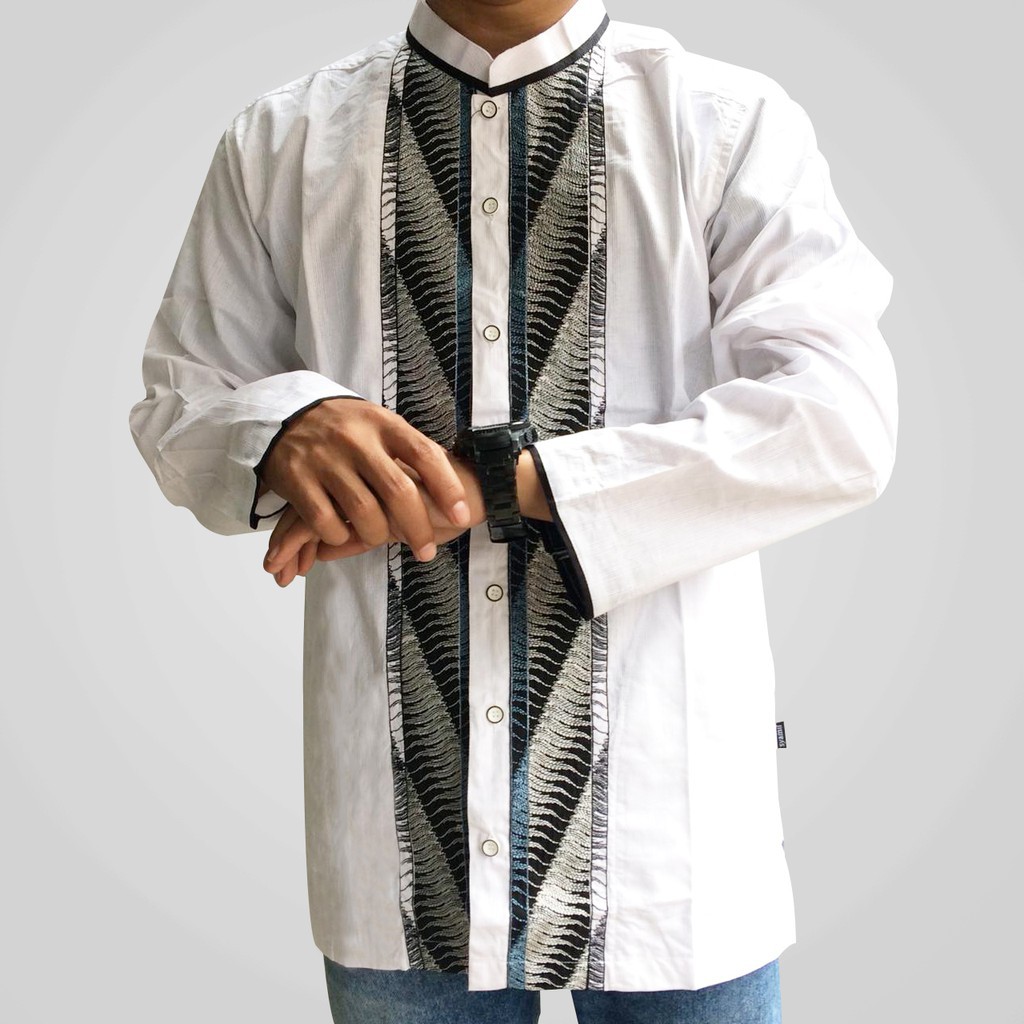 Baju Koko Terbaru Merk Syamil Lengan Panjang Original Murah | Busana Muslim Pria