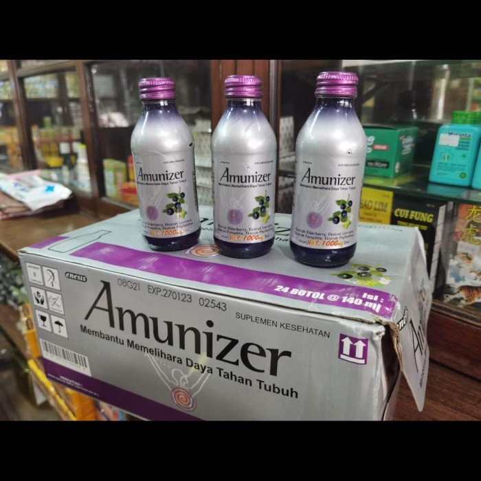Kesehatan - Amunizer (Pack Isi 24 Botol) - Suplemen Kesehatan, Daya Tahan Tubuh