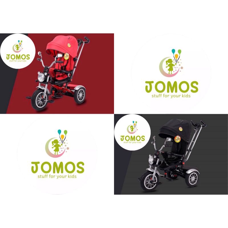 SEPEDA RODA TIGA TRICYCLE STROLLER ANAK PACIFIC 5199