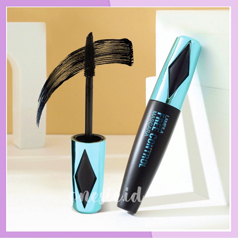 LAMEILA Maskara Teal Lash Curling Slender Mascara Long Lasting Waterproof Berfungsi Membuat Mata Lebih Bervolume LA072