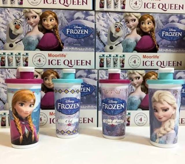 MOORLIFE Botol tumbler karakter Frozen ICE QUEEN TERMURAH