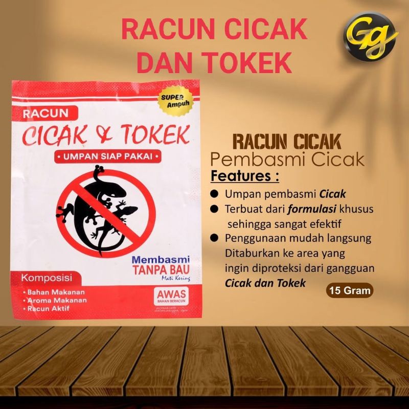 (SACHET) RACUN CICAK TOKEK Pembasmi Cicak Dan Tokek