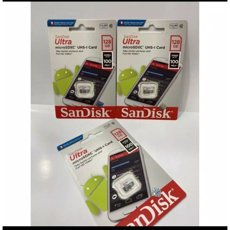 Memori Sandisk 128gb Memory Sandisk Micro SD Sandisk 128gb Original