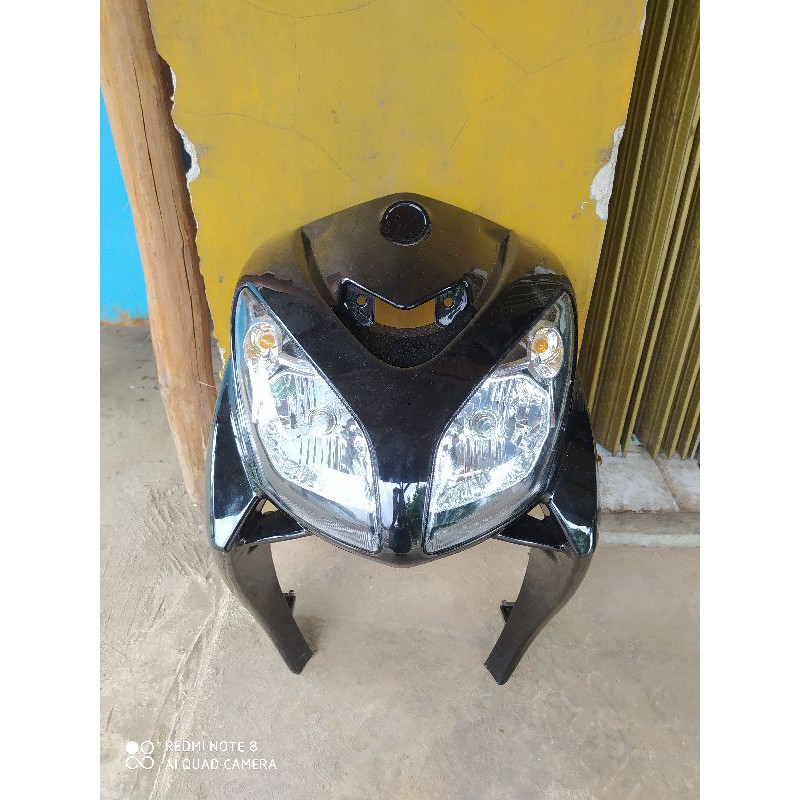 tameng dada lampu set mata dua headlamp mio soul variasi thailand