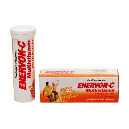 Enervon-C Effervescent 10 Tablet - Multivitamin Daya Tahan Tubuh