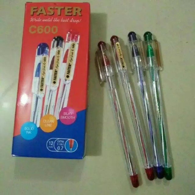 

Pen faster C600-KHUSUS GROSIR Hitam