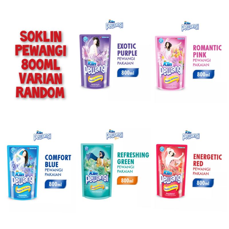 SO KLIN Pewangi Refill 800ml All Varian Random