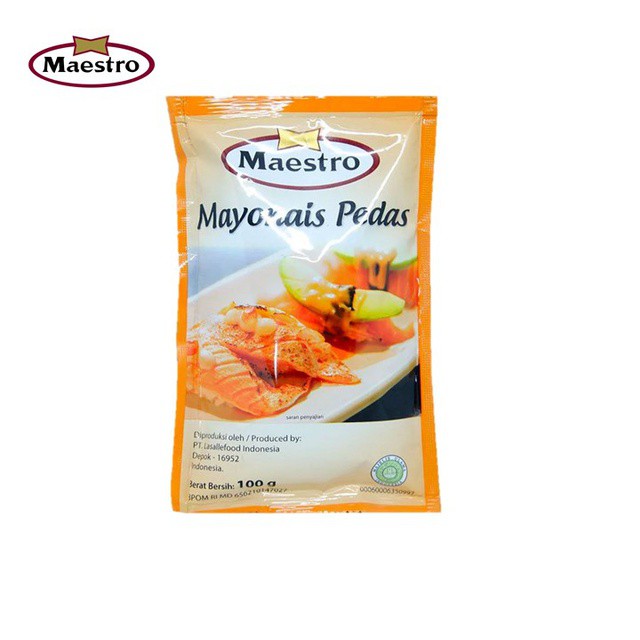 Maestro Mayonnaise Pedas 100 Gram