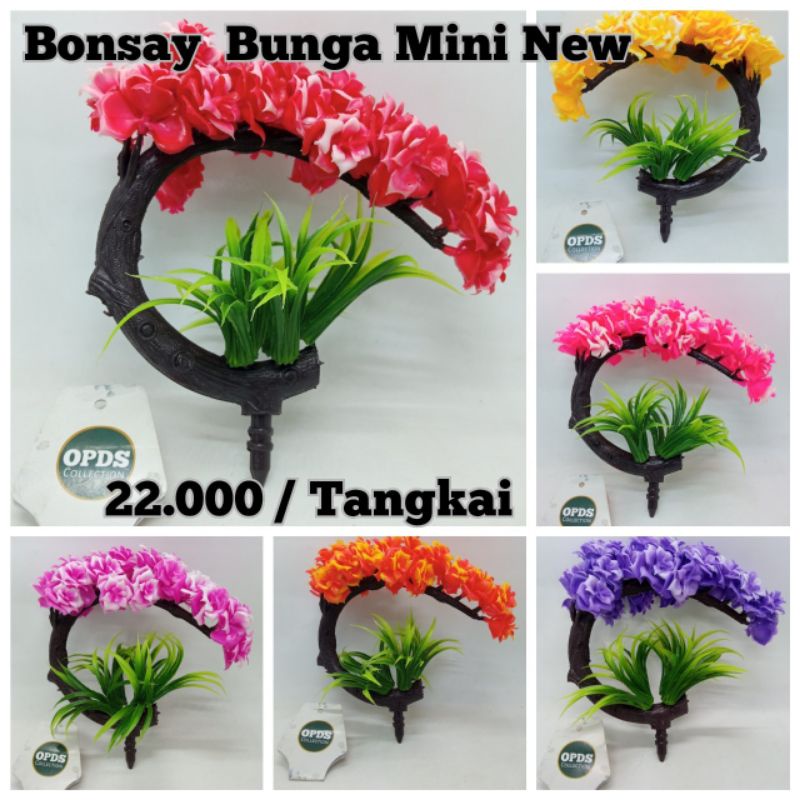 Bunga Bonsai Mini Tanpa Vas Tanaman Hias Bonsai Bunga Bonsai Plastik Bonsai Hias Plastik