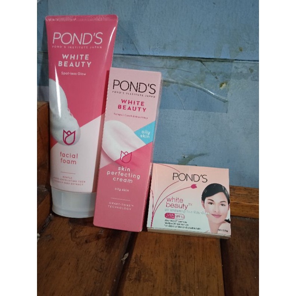 3in1 PAKET CANTIK GLOWING PONDS ORIGINAL BPOM