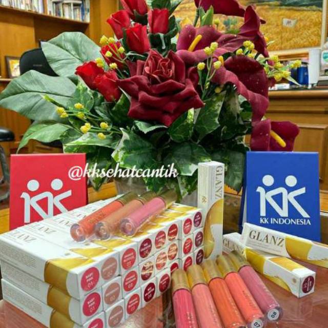 Glanz Lip & Cheek Cream KK Indonesia Isi 1 Pcs