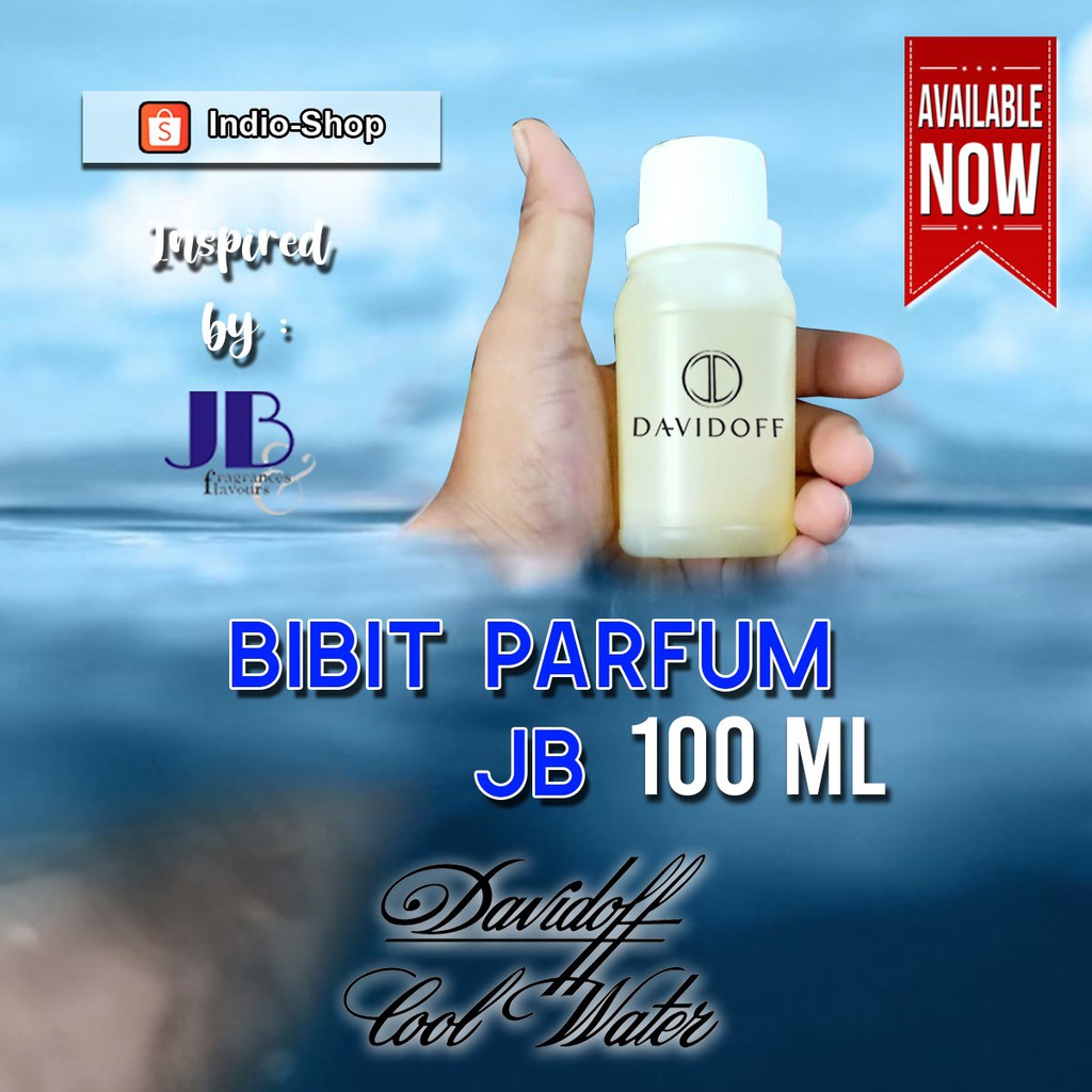 Biang parfum murni 100ml davidoff cool water man/davidoff man