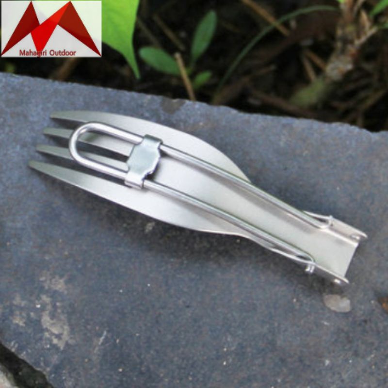 Keith titanium Ti5303 folding fork garpu lipat camping ultralight