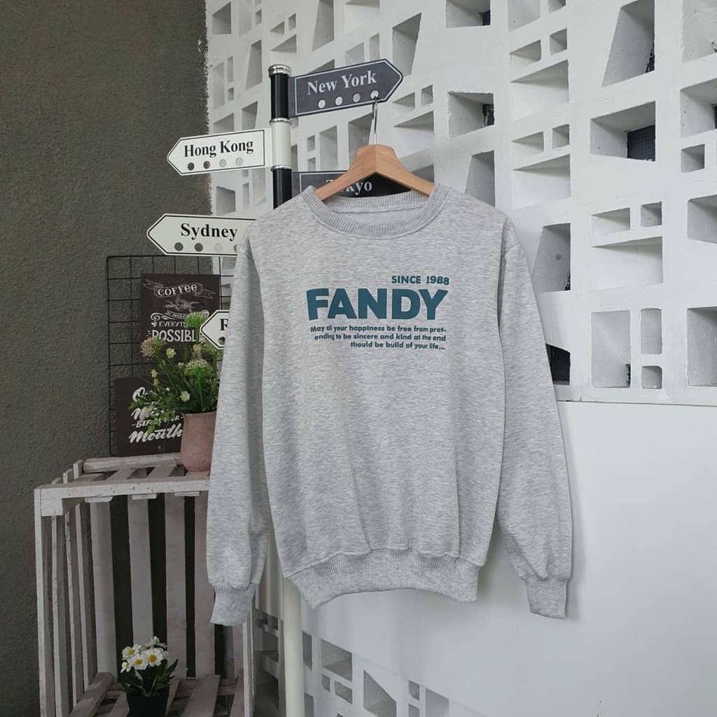 FAND SWEATER / Sweater Terbaru / Sweater Terlaris / Sweater remaja / Sweater distro / Sweater oversize / Sweater crewneck oversize / Sweater terbaru unisex / Sweater Remaja Kekinian / Sweater Unisex / Sweater Cewe Cowo