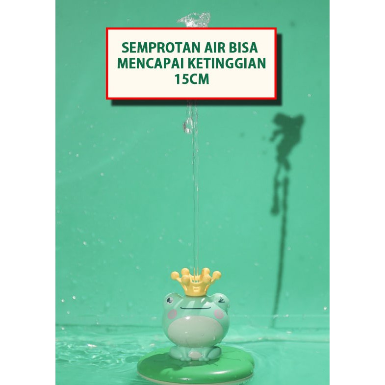 froggy bath toy frog monkey mainan mandi bayi kodok 4 in 1