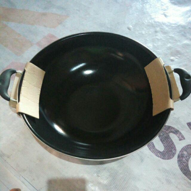 Wajan Cekung Enamel Hokky - 35 Cm