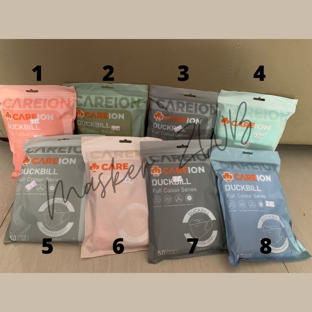 Masker Careion Duckbill 4ply isi 50pcs