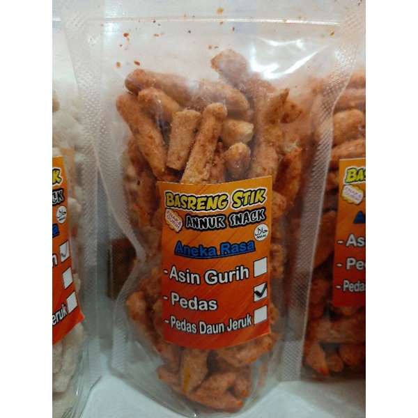 (PROMO COD) Basreng Stik Pouch 70gr