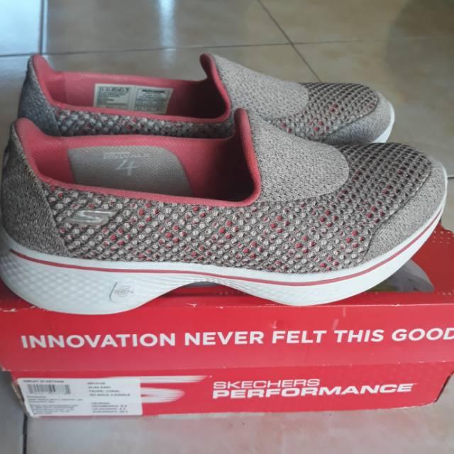 Sepatu Skechers Slip On Go Walk 4 Kindle Wanita Preloved