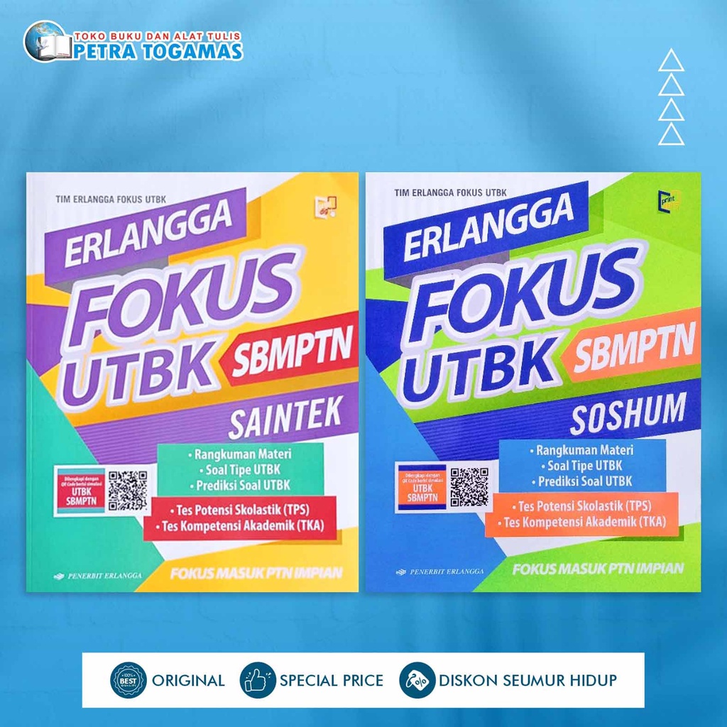 FOKUS UTBK SBMPTN SAINTEK  / SOSHUM 2022 /  ERLANGGA
