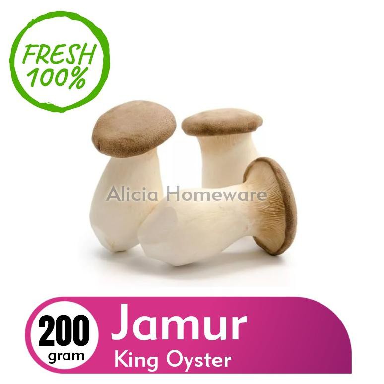 

TERMURAH King Oyster Mushroom 200 Gram/Pack