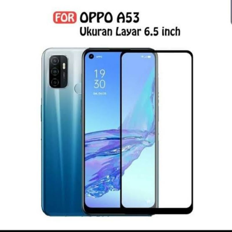 Tempered Oppo A33/A53 2020 Full Cover Protector Quality premium glass