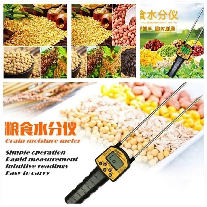 Digital Grain Moisture Meter Tester Jagung Gabah Kopi Tipe AR991