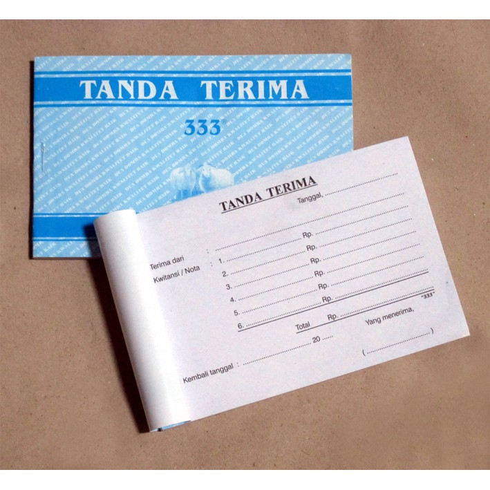 

BUKU TANDA TERIMA RUPIAH NCR 3PLY