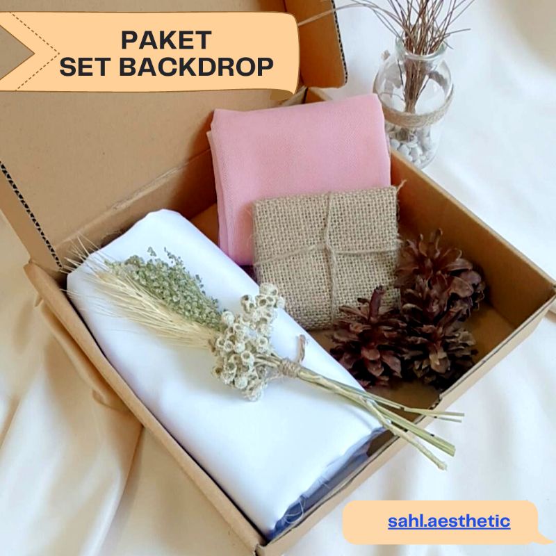 PHOTOSHOOT AESTHETIC KIT/ PHOTOGRAPHY STARTER KIT/PAKET PROPERTI FOTO/AESTHETIC MINI STUDIO