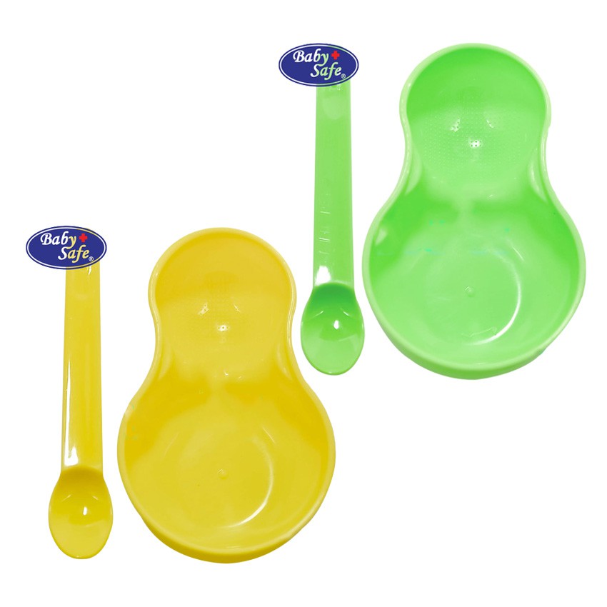 Baby Safe All in 1 Grinder Bowl With Spoon Mangkok + Sendok