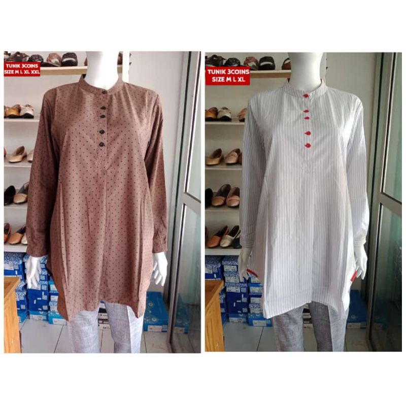 TUNIK WANITA THREE COINS BRANDED MATAHARI MURAH TNKTC996