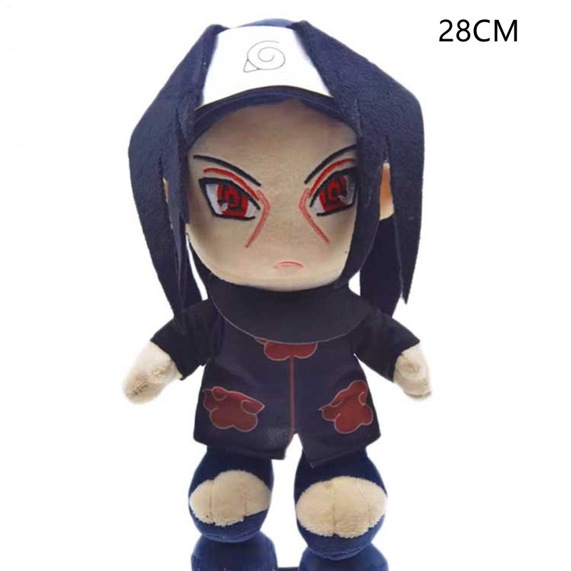 Bandai Mainan Boneka Anime Naruto Uzumaki Kakashi Bahan Plush Ukuran 28CM Untuk Hadiah Anak