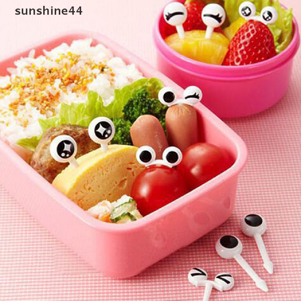 Sunshine Garpu Buah / Kue / Dessert Mini Motif Kartun Untuk Anak