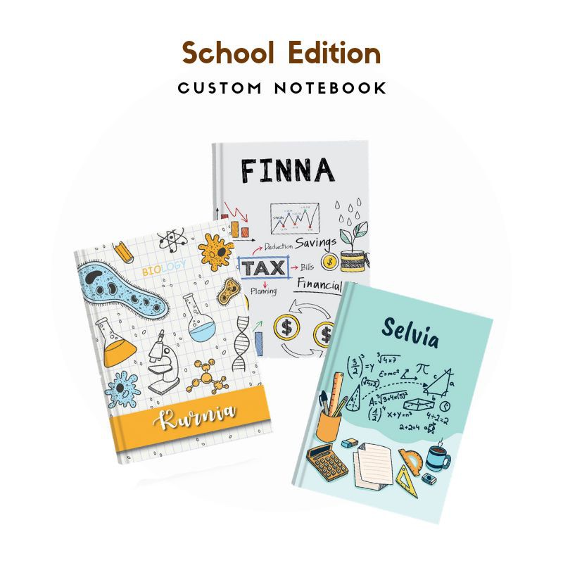 

NOTEBOOK BUKU CATATAN SEKOLAH KULIAH DOODLE HARDCOVER HADIAH SOUVENIR CUSTOM