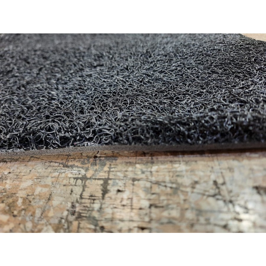 Keset Mie Bihun PVC 40x60 Black, Karpet Anti Slip, S Mat, Kamar Mandi-2