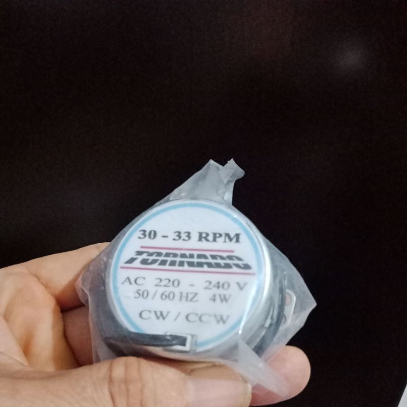 Tornado synchronous motor 30 - 33 rpm