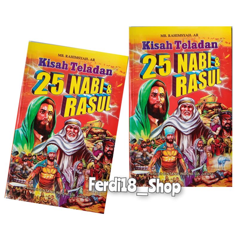 Buku 25 nabi,kisah teladan 25 nabi dan rosul,25 nabi bergambar.