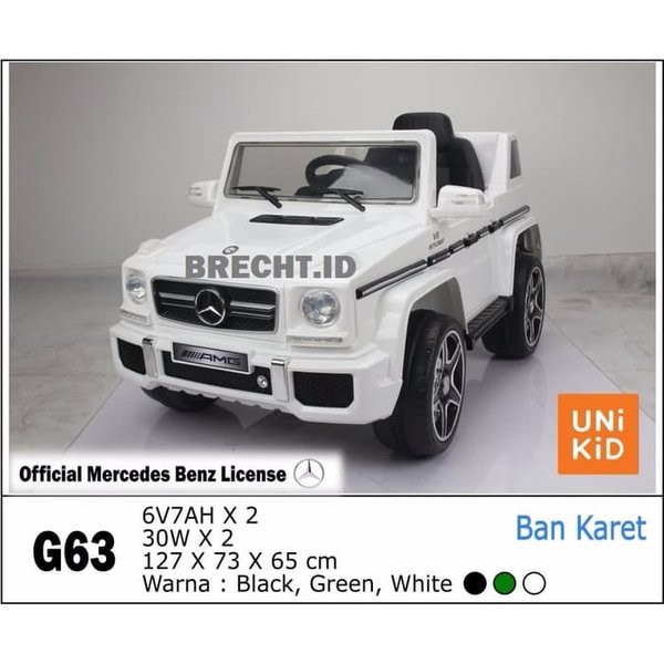 Mobil Aki Mercedes Benz G63 UK 755 Licensed Mainan Mobil Anak