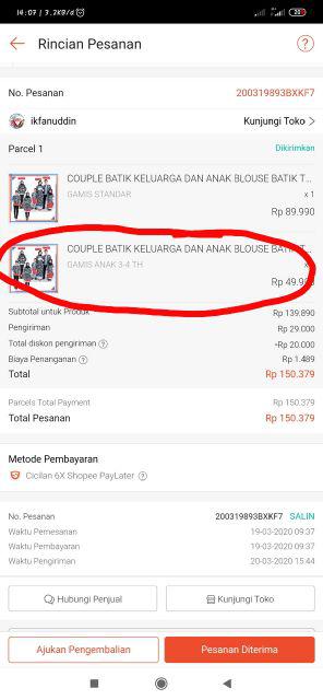 Couple Batik Keluarga Dan Anak Blouse Batik Tunik Batik