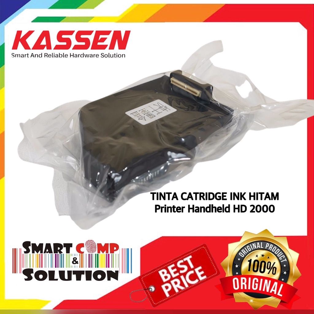 Tinta Catridge Ink Hitam Printer Inject - Kassen HD2000 / HD-2000