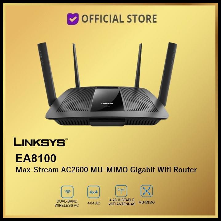 Linksys Ea8100-Ah Max-Stream Ac2600 Wireless Router Ea8100 Ac 2600