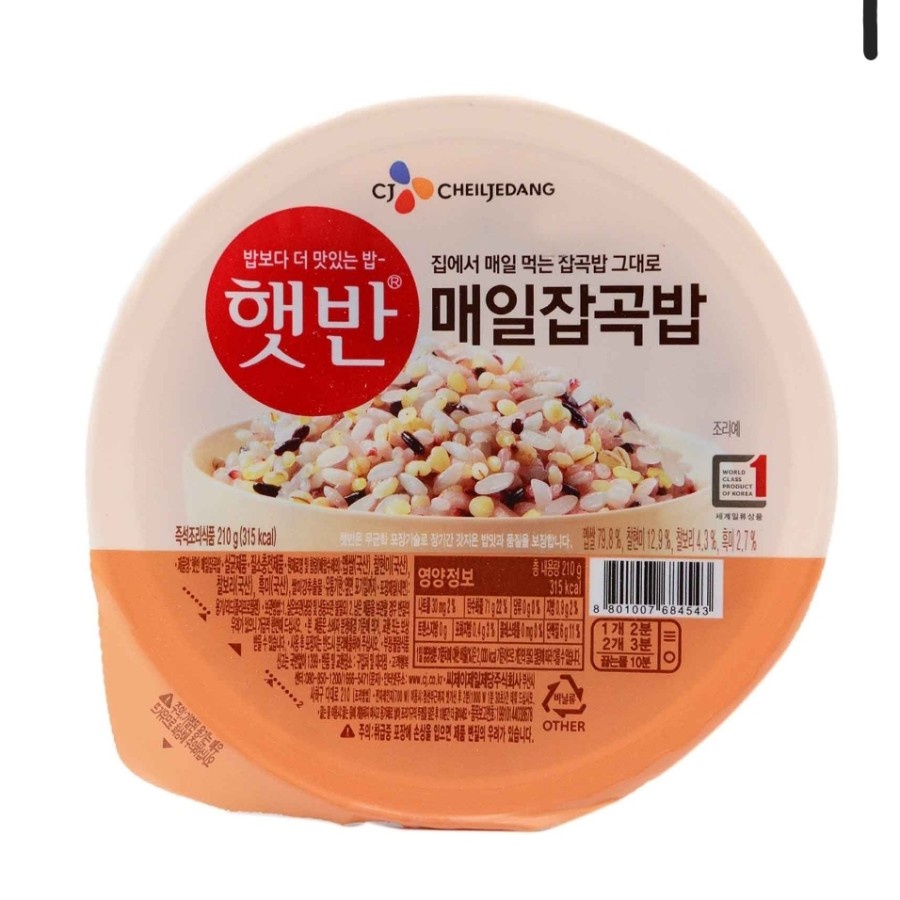 

Cj Cheijedang Nasi Instan Multi Grain 210 gram