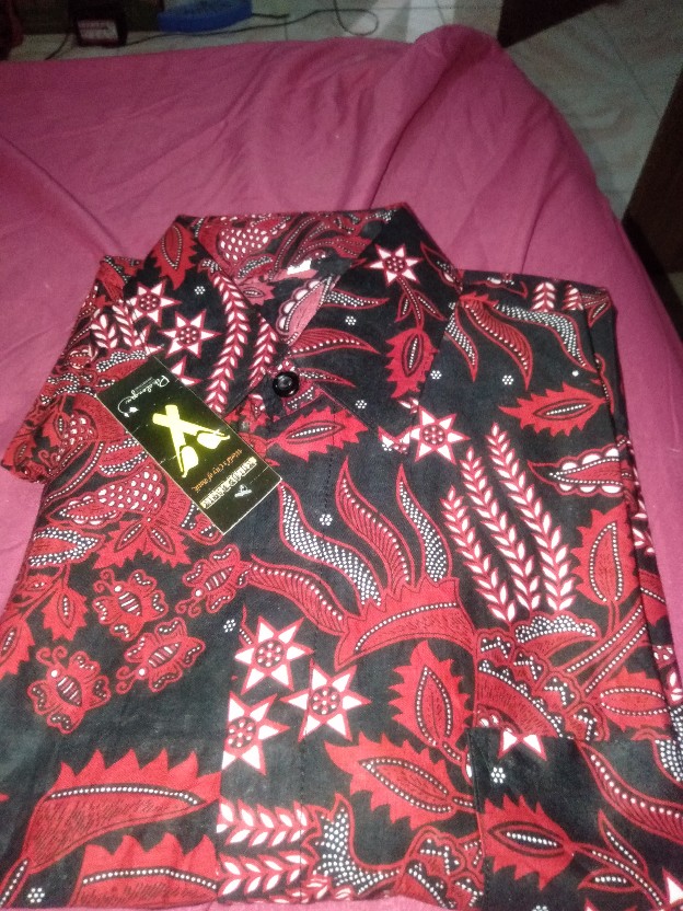 Baju Batik Pria Lengan Pendek Super Jumbo Big Size Besar Modern Murah Terlaris Terbaru