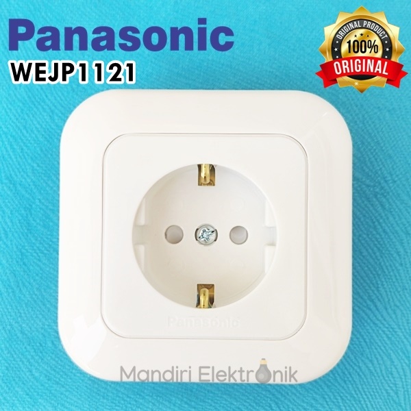 Stop Kontak CP WEJP1121 Wide Series Panasonic - Stopkontak Child Protection Panasonic WEJP1121