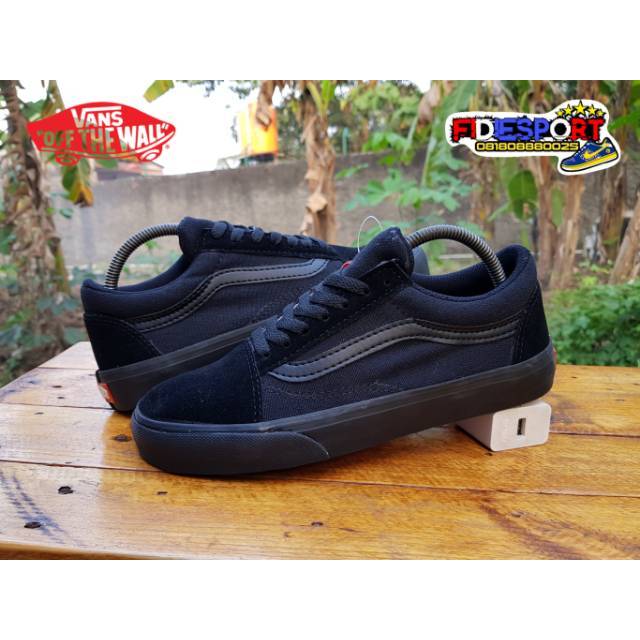 vans old skool hitam